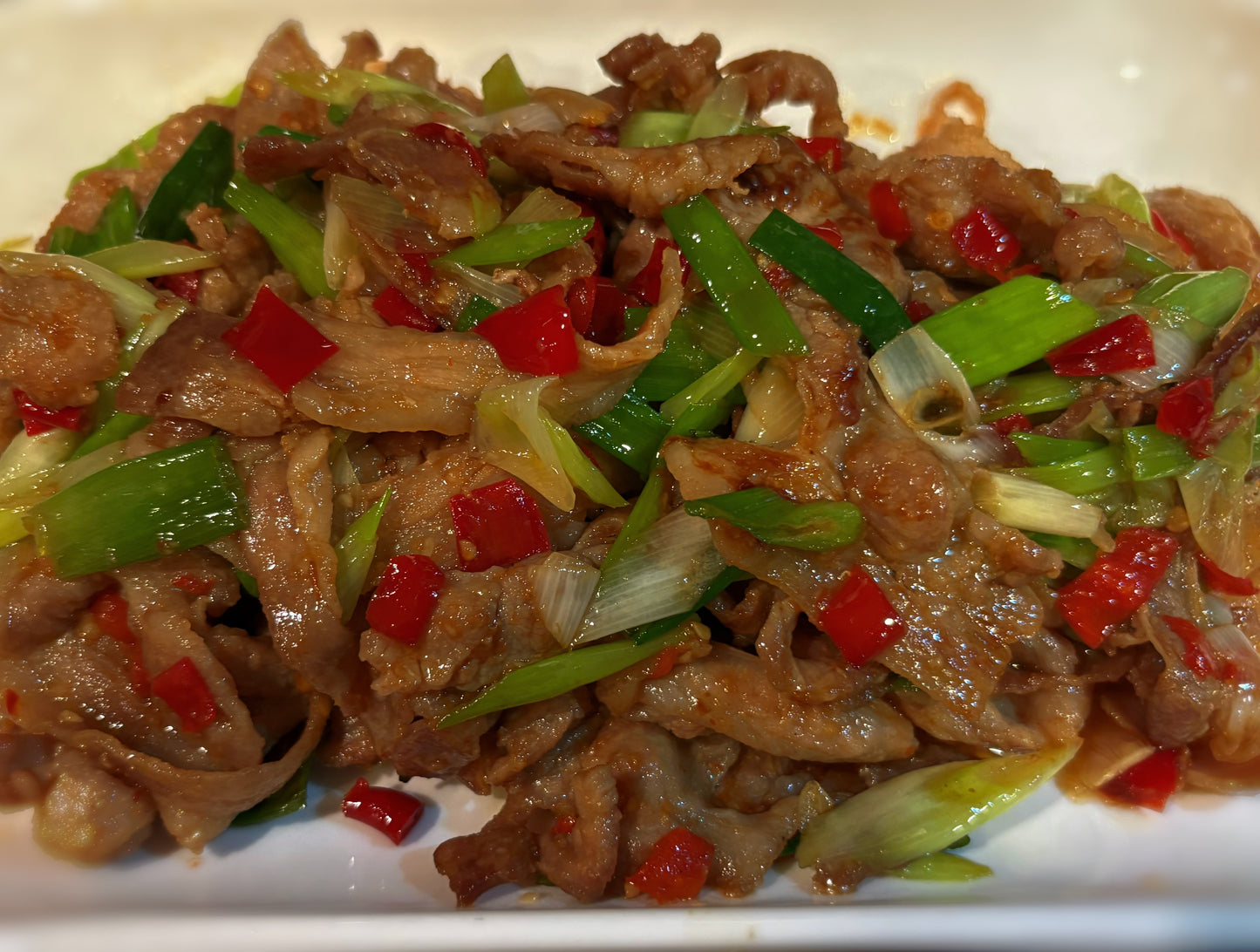 葱爆小炒肉