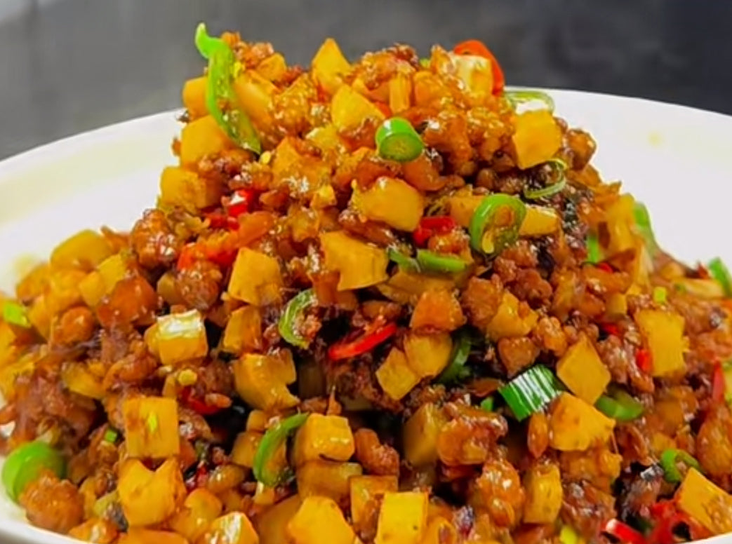 酸辣肉沫藕丁