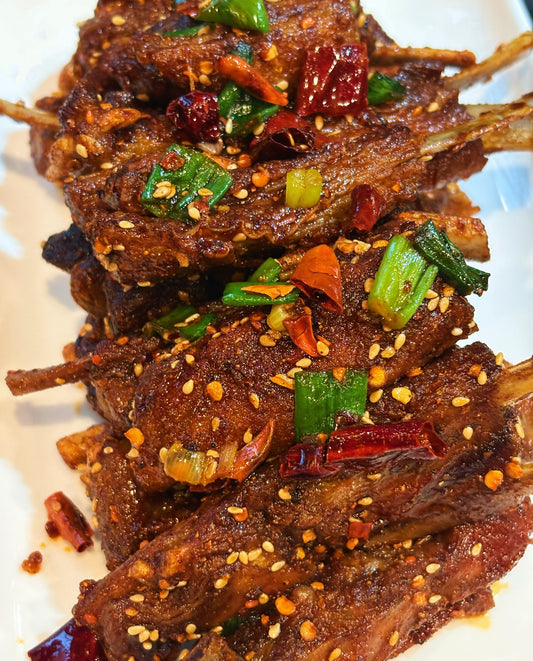 香辣烤羊排