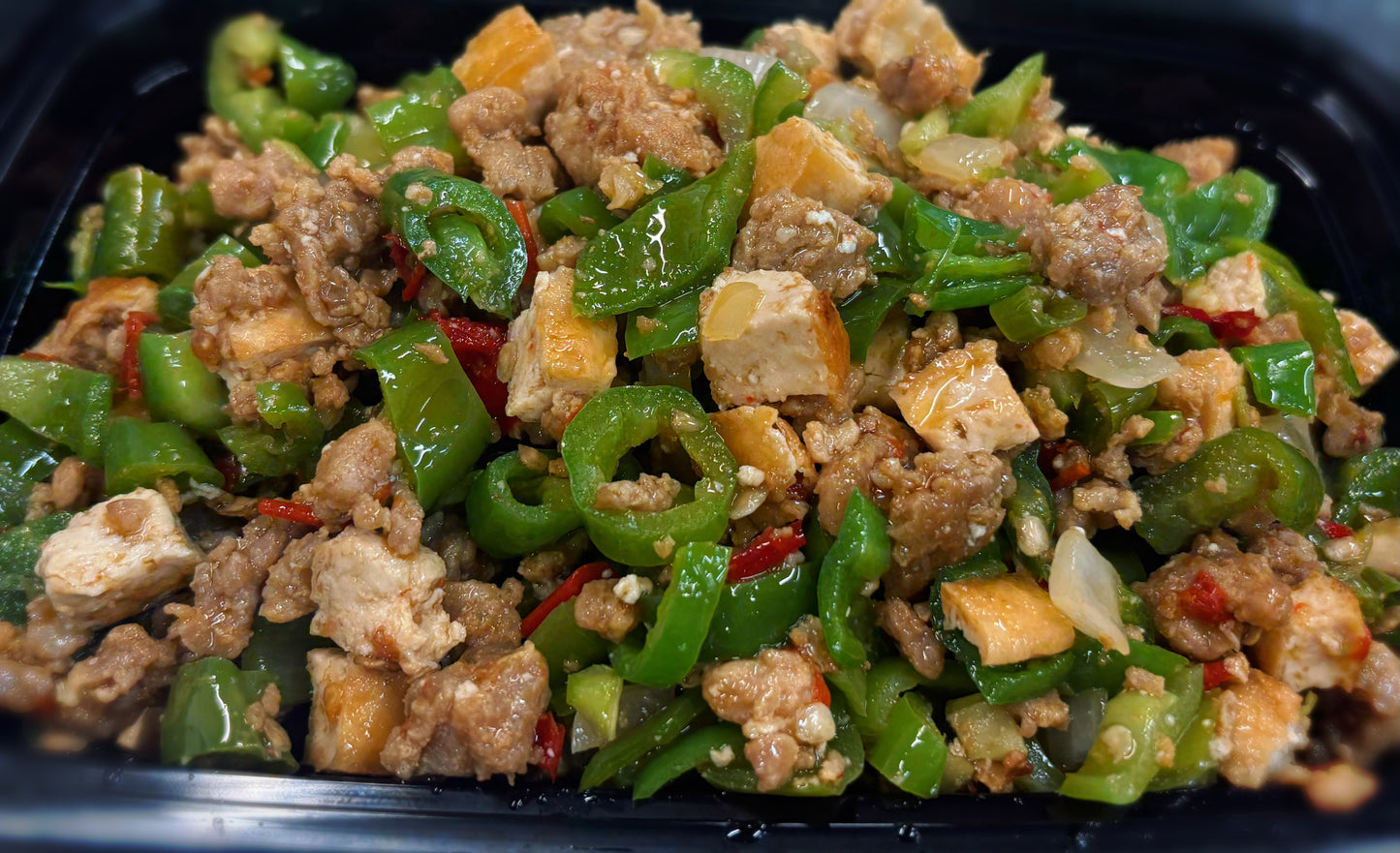 双椒泡菜碎肉