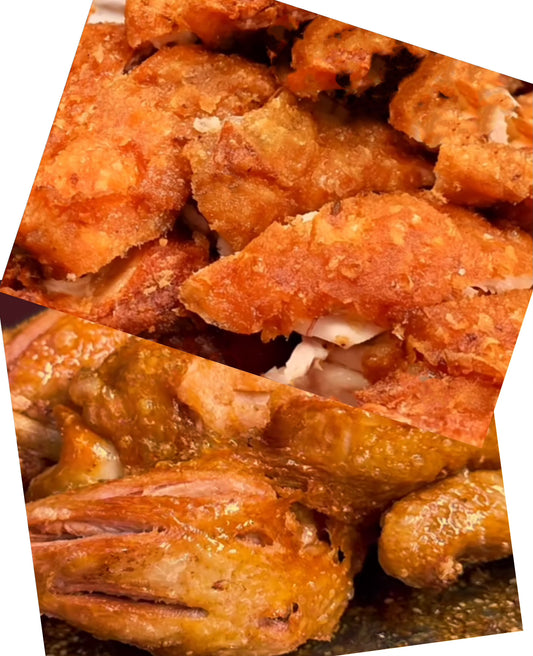 香酥鸡（一只活杀土鸡）